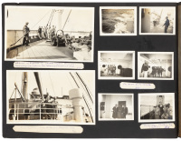 Album with approx. 250 photographs recording a trip across Canada and by ship to Hawaii and the Far East