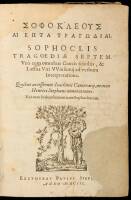 Sophoclis Tragoediae Septem.