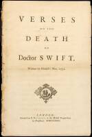Verses on the death of Doctor Swift. Written by himself: Nov. 1731