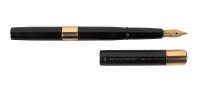 WATERMAN: No. 12 Black Hard Rubber Eyedropper-Filler Fountain Pen, Threaded Cap Variant, c.1904