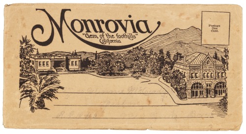 Monrovia "Gem of the Foothills" California