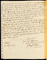 Autograph Letter signed by Blair, to his London publisher