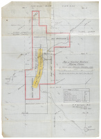 Map of Goering Brothers' Mining Claims in Sierra and Plumas Counties, Cal.