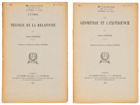 Two French publications of Einstein papers that belonged to his son