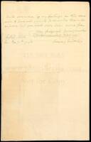 Autograph Letters from Sir Philip Francis, signed Jemmy Twitcher, to Mr. Woodfall