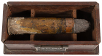 Artillery shell from the Battleship Maine, the sinking of which in Havana Harbor triggered the Spanish American War