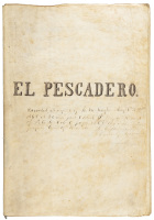Manuscript document on vellum regarding a land claim by Antonio Maria Pico and Henry M. Naglee