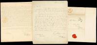 Three Autograph Letters signed by Edward Mangin, to publisher Edward Moxon