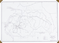 Road and Trail Map: The Grove, Bohemian Club, Sonoma County, California