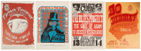 Four Family Dog posters for Avalon Ballroom concerts