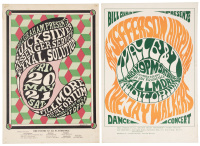 Two early Wes Wilson Fillmore posters