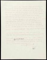 Typed Letter, signed From Billy Burroughs to Gregory Corso