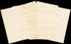 In Historic Rome - Autograph Manuscript