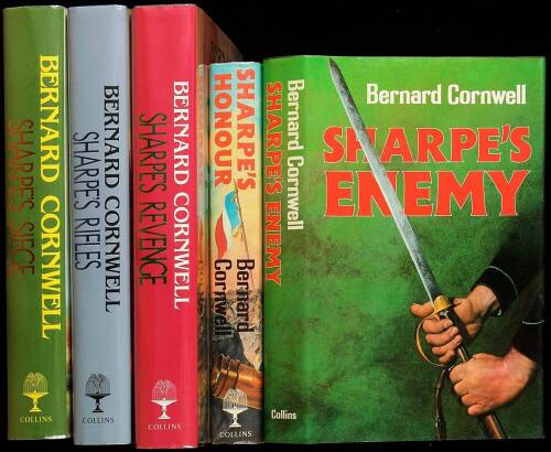 Five first edition Richard Sharpe novels