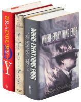 Three volumes signed and inscribed by Ray Bradbury