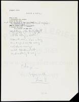 "Drafts - Proofs - Changes of Poems for Herald of the Autochthonic Spirit"