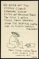 Six original drawings by Gregory Corso