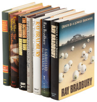 Seven volumes inscribed by Ray Bradbury