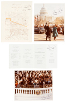 Four inaugural items signed by Jimmy and Rosalynn Carter