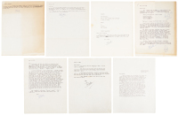 Selection of correspondence between Charles Bukowski and Don Schenker