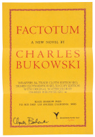Factotum: A New Novel by Charles Bukowski