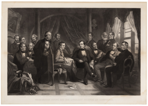 Washington Irving and his Literary Friends at Sunnyside