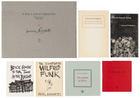 Thirteen pamphlets by Lawrence Ferlinghetti from his library