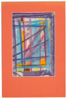 Original crayon painting