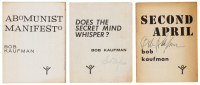 Three titles by Bob Kaufman published By City Lights