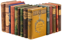 Fourteen volumes of Jules Verne novels
