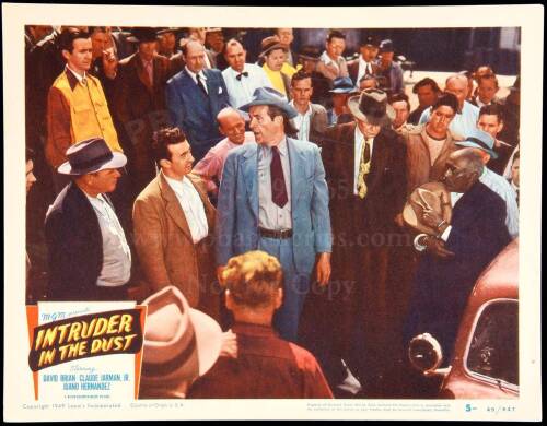 Intruder in the Dust - eight lobby cards