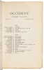 Sunset [in] Occident Literary Magazine, Spring 1956 - 2