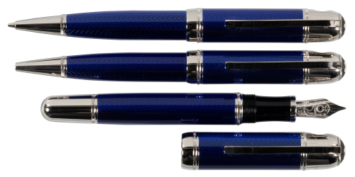 MONTBLANC Writers Series: Jules Verne Lot of Three Limited Edition Writing Instruments
