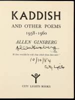 Kaddish and Other Poems 1958-1960