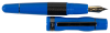 DELTA: Horsepower Blue and Carbon Fiber Fountain Pen