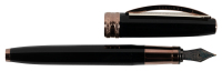VISCONTI: Michelangelo Nero Black Rose Gold Fountain Pen