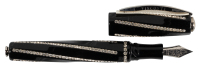 VISCONTI: Divina Royale Black Fountain Pen