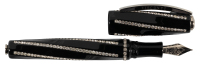 VISCONTI: Divina Royale Black Fountain Pen