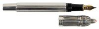 FERRARI da VARESE: Romea Sterling Silver and Red Coral Limited Edition Fountain Pen