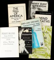 Seven volumes by Allen Ginsberg - All signed or inscribed