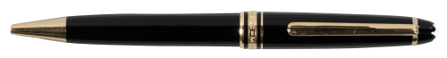 MONTBLANC: Meisterstuck Classique Black Resin Ballpoint Pen