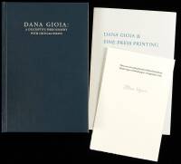 Dana Gioia: A Descriptive Bibliography, With Critical Essays