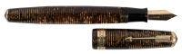 PARKER: Vacumatic Maxima Fountain Pen, Brown Stripe, "PARKER VACUMATIC" Band