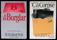 Second and third books in the Kinsey Millhone alphabet mystery series