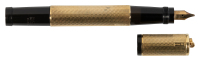 WATERMAN: No. 42 18K Solid Gold Overlay Ringtop Safety Fountain Pen