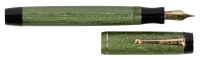 PARKER: Duofold Senior Green Herringbone Celluloid Fountain Pen, UK