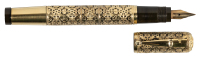 WATERMAN: No. 42 18K Gold Continental Overlay Safety Fountain Pen