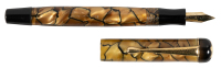 MONTBLANC: No. 322K Marbled Brown Celluloid Fountain Pen