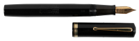 WATERMAN No. 5 Black Celluloid Lever-Filler Fountain Pen, Flexible "Pink" Nib
