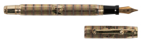 EVERSHARP: Gold-Filled Octagonal Push-Button Filler Fountain Pen